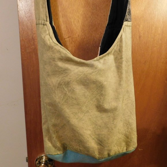 Boho hippy Sling Cross Body Messenger Bag - Picture 6 of 6
